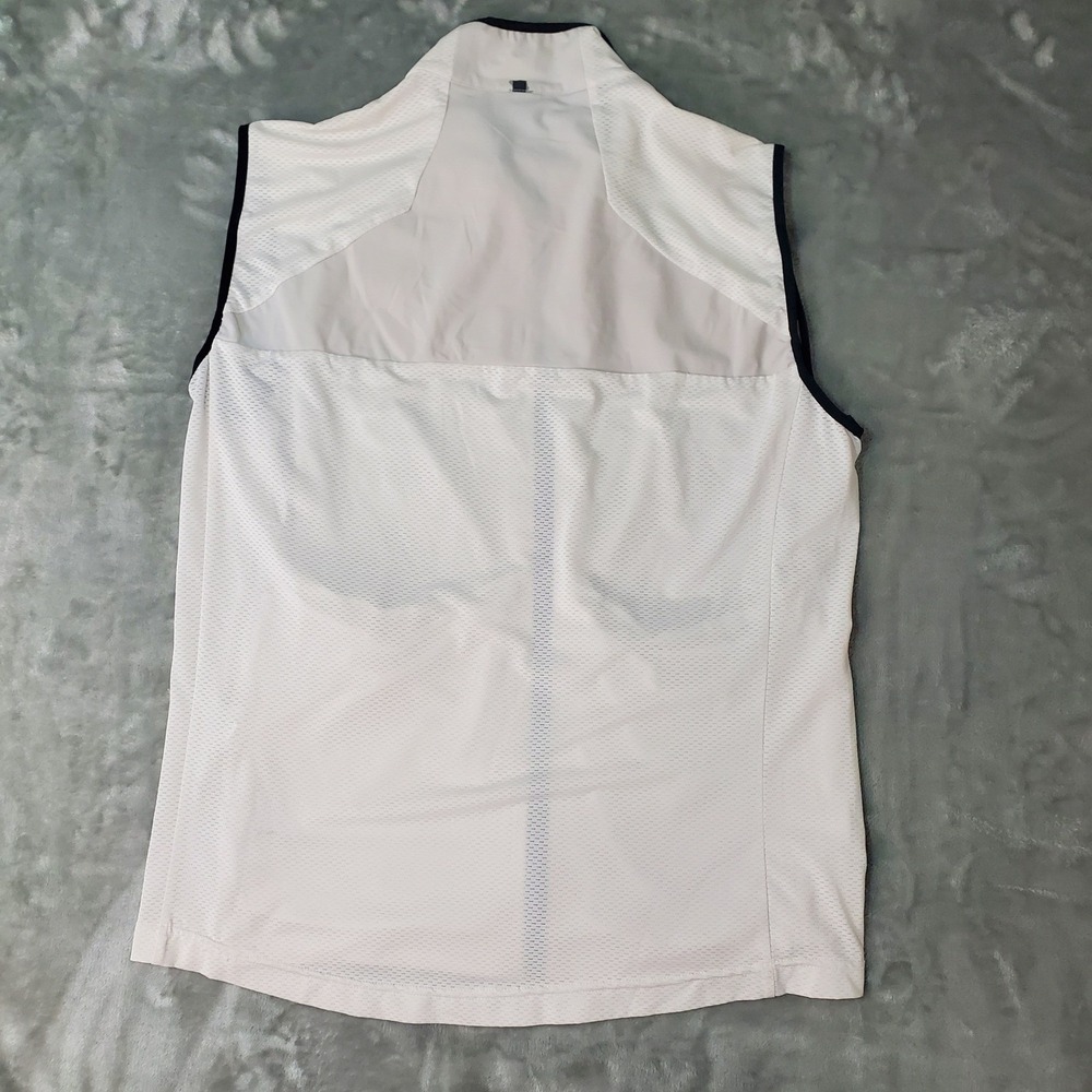 Master Bear Golf Wear Mens White Mesh Full Zip Performance Vest Size 105 XL - Picture 3 of 5